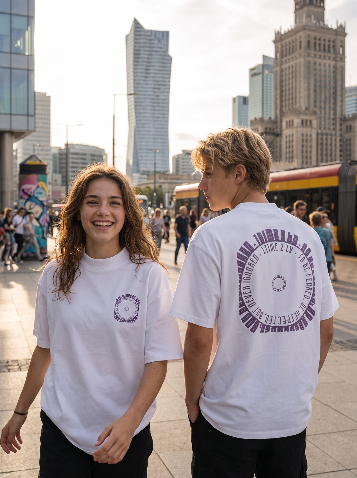 Be Feared Be U – Organic Oversized Tee – product image 3