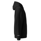 1TIME2 Essential Organic Hoodie in Black, right side
