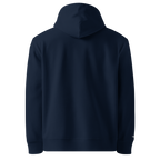 1TIME2 Essential Organic Hoodie in French Navy, back