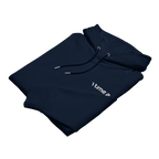 1TIME2 Essential Organic Hoodie in French Navy, front