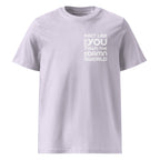 Organic Cotton Tee – Full Colour Range in Lavender, front view
